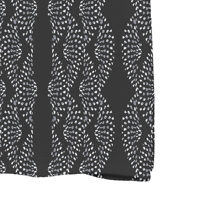 Dotted Decor 18 x 30 Inch Stripe Print Hand Towel