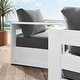 preview thumbnail 33 of 39, Tahoe Outdoor Patio Powder-Coated Aluminum 2-Piece Armchair Set