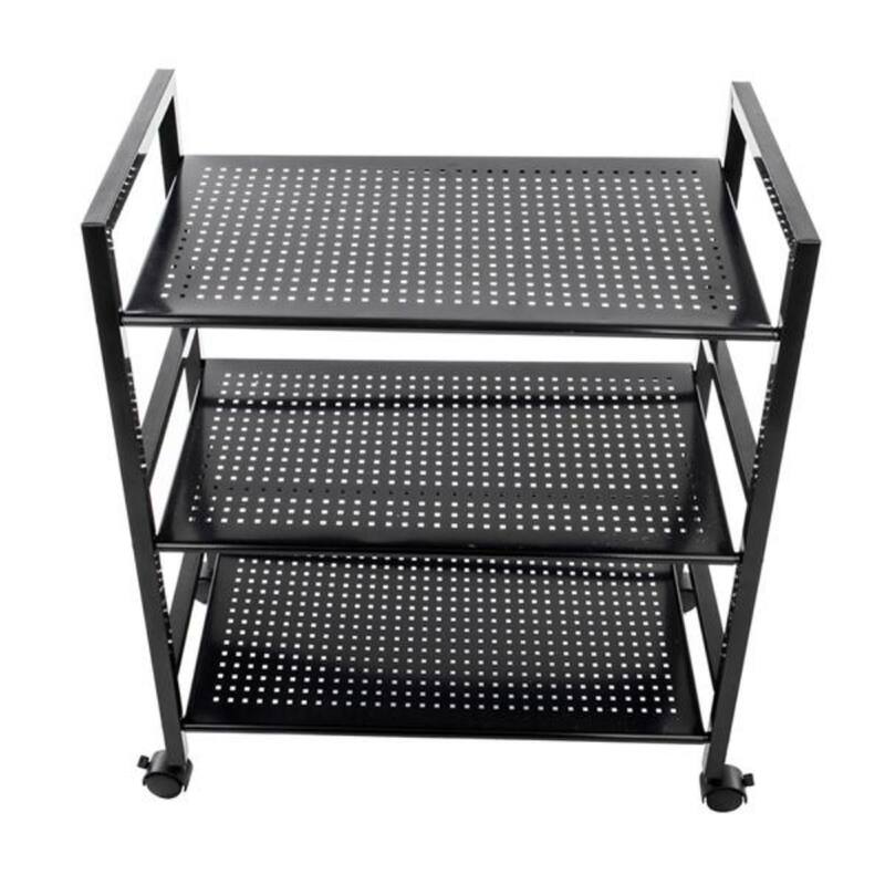 Widen 3 Tiers Multi-functional Storage Cart - Black