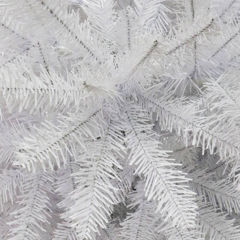 Puleo International 4.5 ft. White Pencil Fraser Fir Christmas Tree