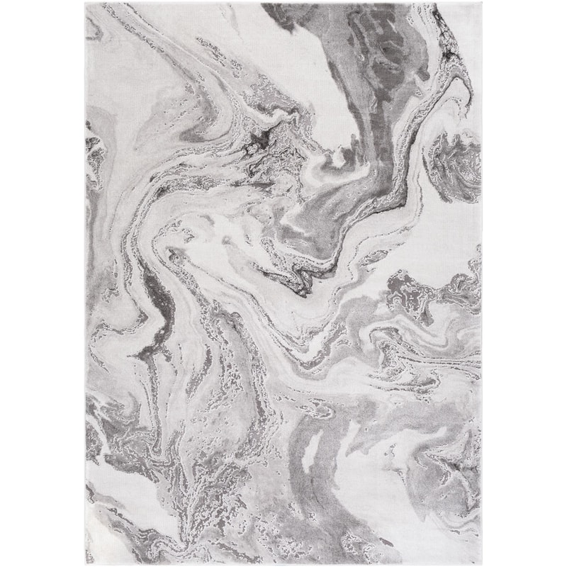 Livabliss Tibetan Modern Swirl Area Rug