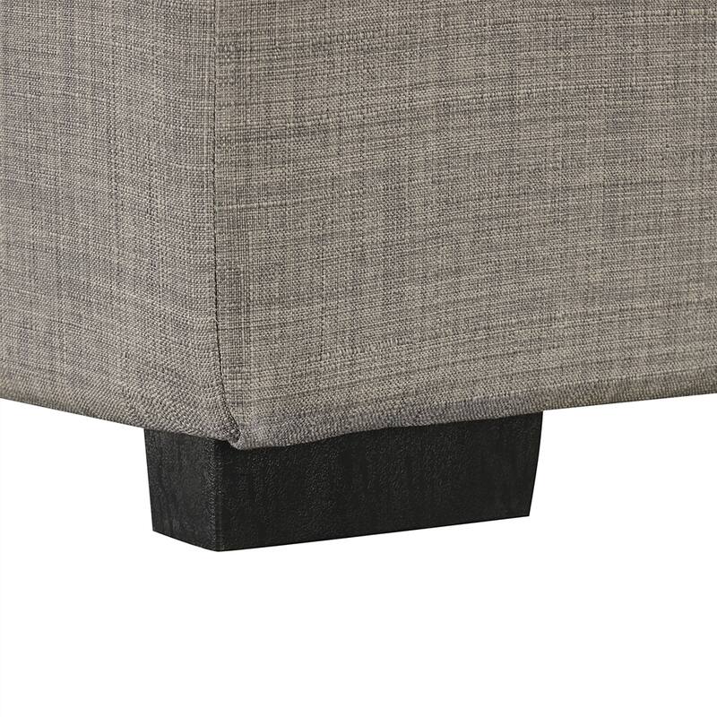 66" Convertible Ottoman Sleeper Sofa Bed, Tufted, Memory Foam Mattress
