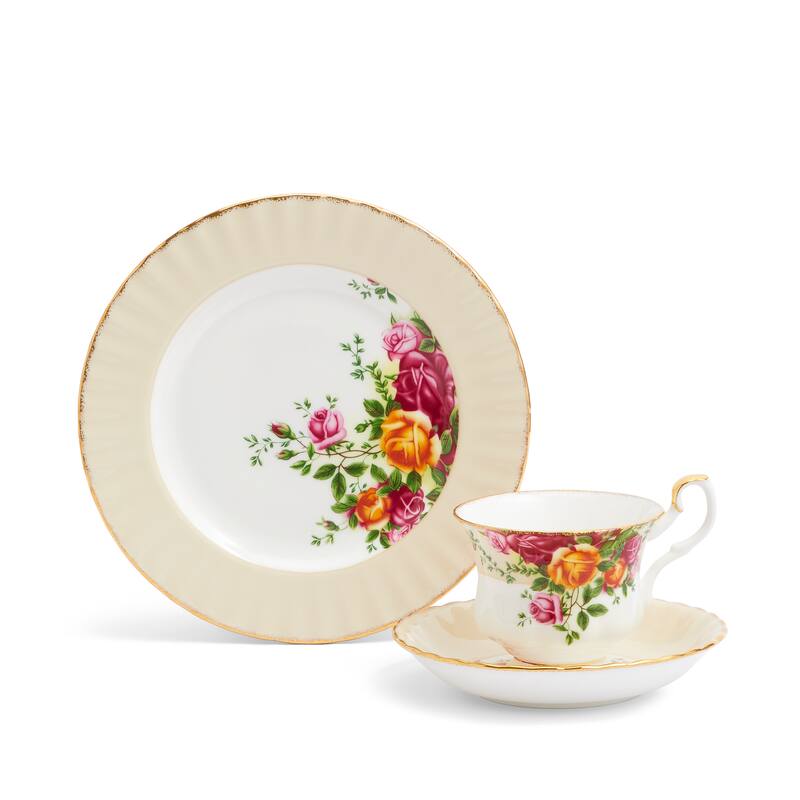 Royal Albert Old Country Roses, 3-Piece Set - Off White