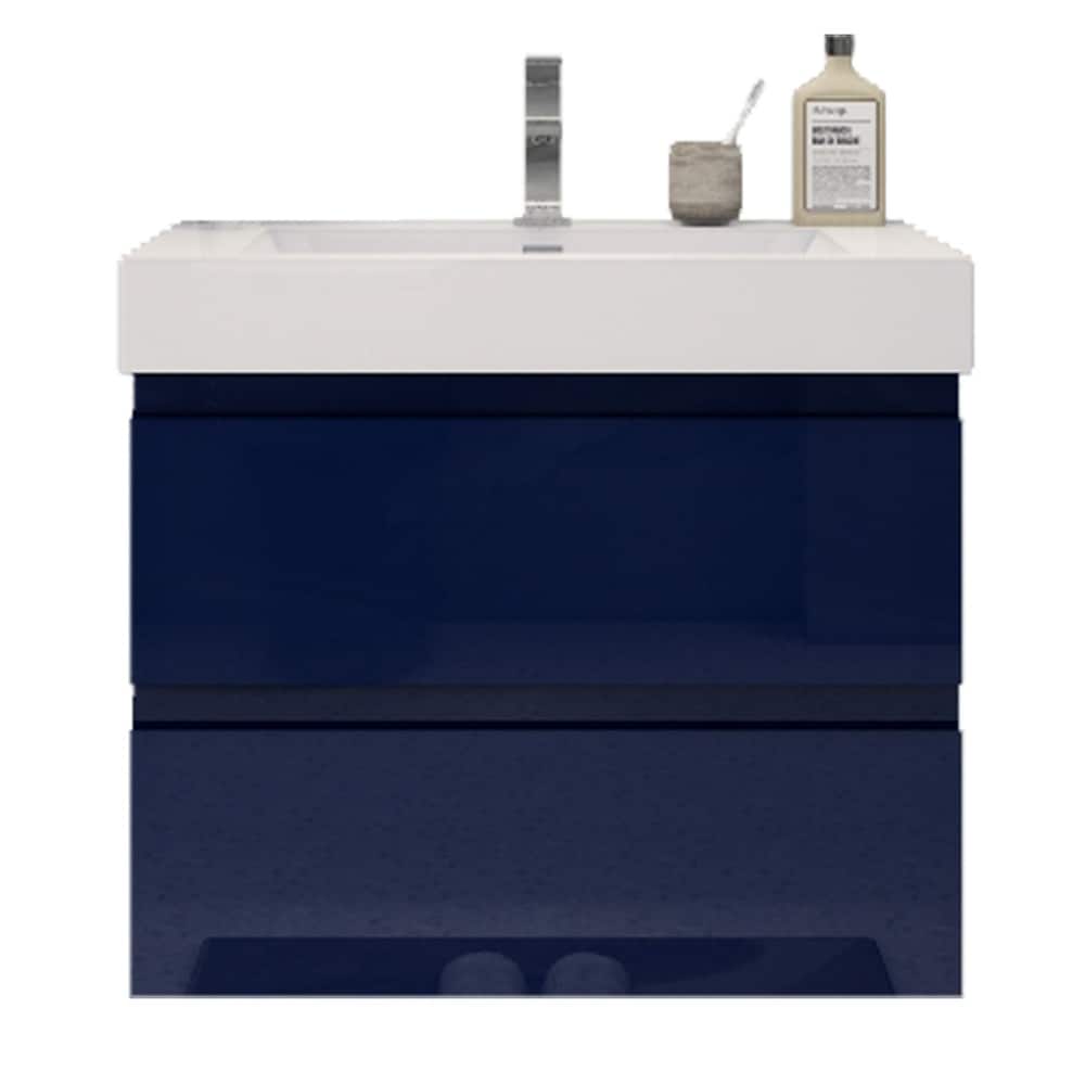 Baillie 30'' Wall-Mounted Vanity with Reinforced Acrylic Sink