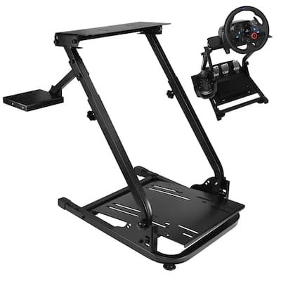 Steering Wheel Stand, Racing Wheel Stand Racing Simulator for Logitech G25, G27, G29 Wheel and Pedals Not Included
