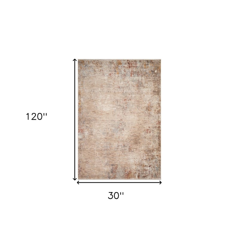 HomeRoots Floral Medallion Traditional Runner Area Rug