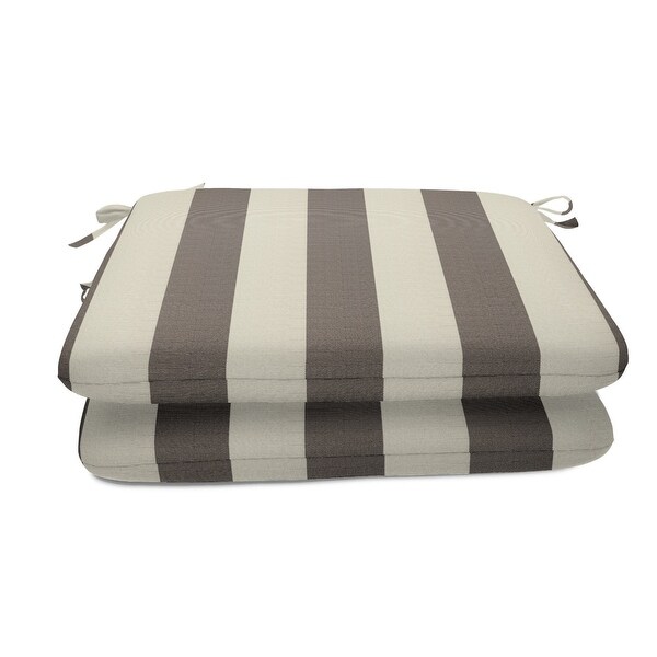 アウトドア寝具 Pasand Cotton Stripe Seat Cushion Amazon.com: Honeycomb Outdoor Set of 2 Seat Pads, 18 x 17.5