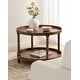 preview thumbnail 10 of 28, Kate and Laurel Bellport Round Wood Coffee Table