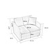 preview thumbnail 53 of 162, Cloud Chenille Upholstered Modular Sectional Sofa with DIY Combination Design