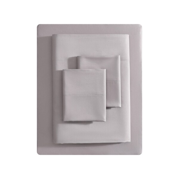 Vera Wang T800 Sateen Solid CVC Sheet Set - On Sale - Bed