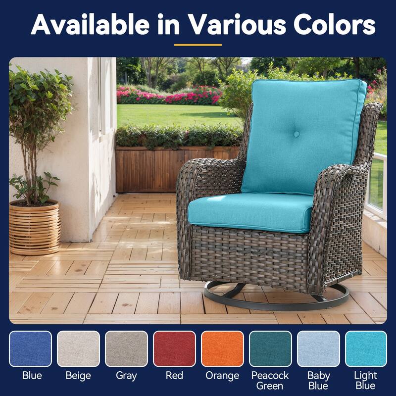 Patio Outdoor Cushions with Removable Cover