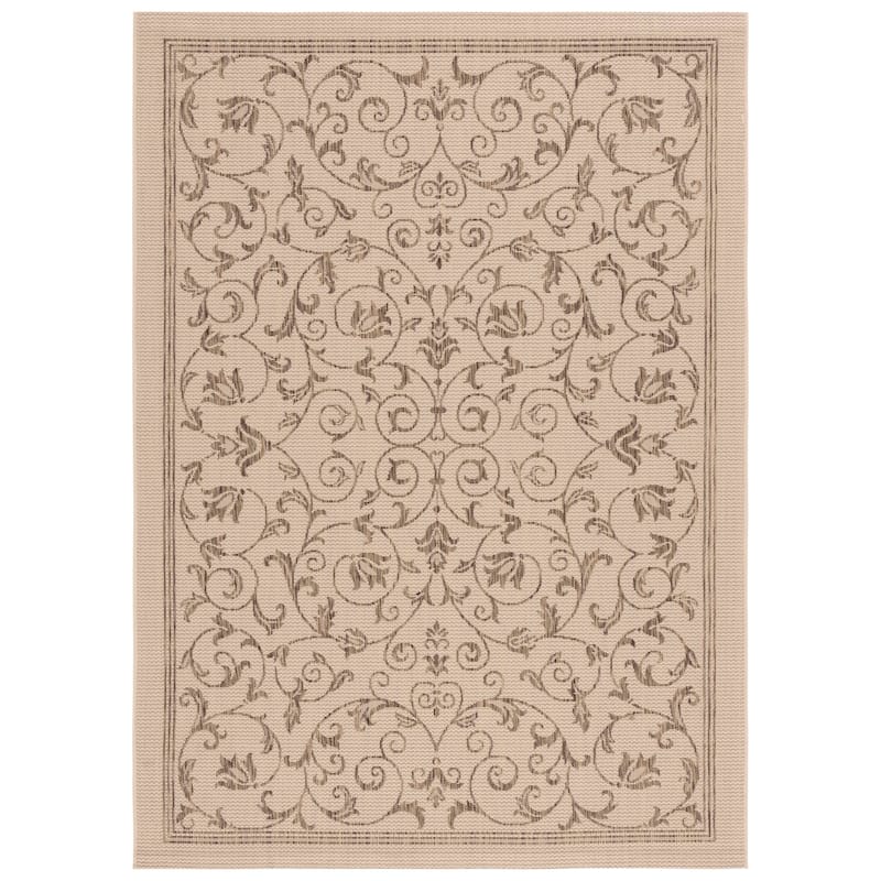 SAFAVIEH Courtyard Miljeta Indoor/ Outdoor Waterproof Patio Backyard Rug