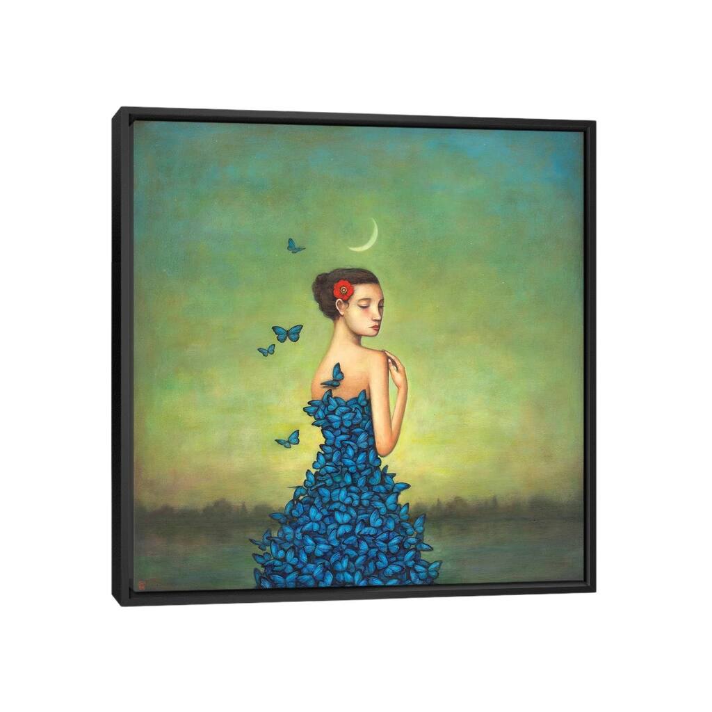 iCanvas "Metamorphosis In Blue" by Duy Huynh Framed Canvas Print