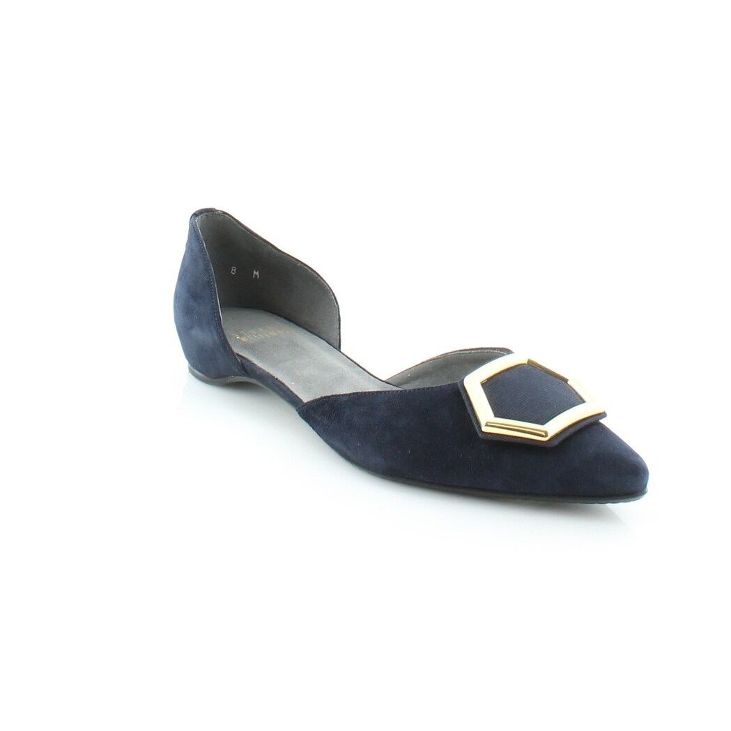 stuart weitzman navy sandals