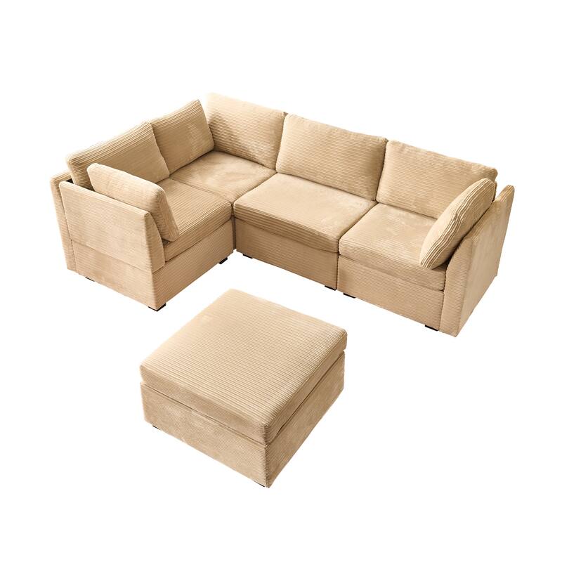 OVIOS Modular Cloud-Like Sofa (with Ottoman)