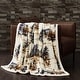 preview thumbnail 138 of 158, Indigo Hill by HiEnd Accents Campfire Sherpa Fleece Throw, 1PC or 3PC 1-Piece - Acadia
