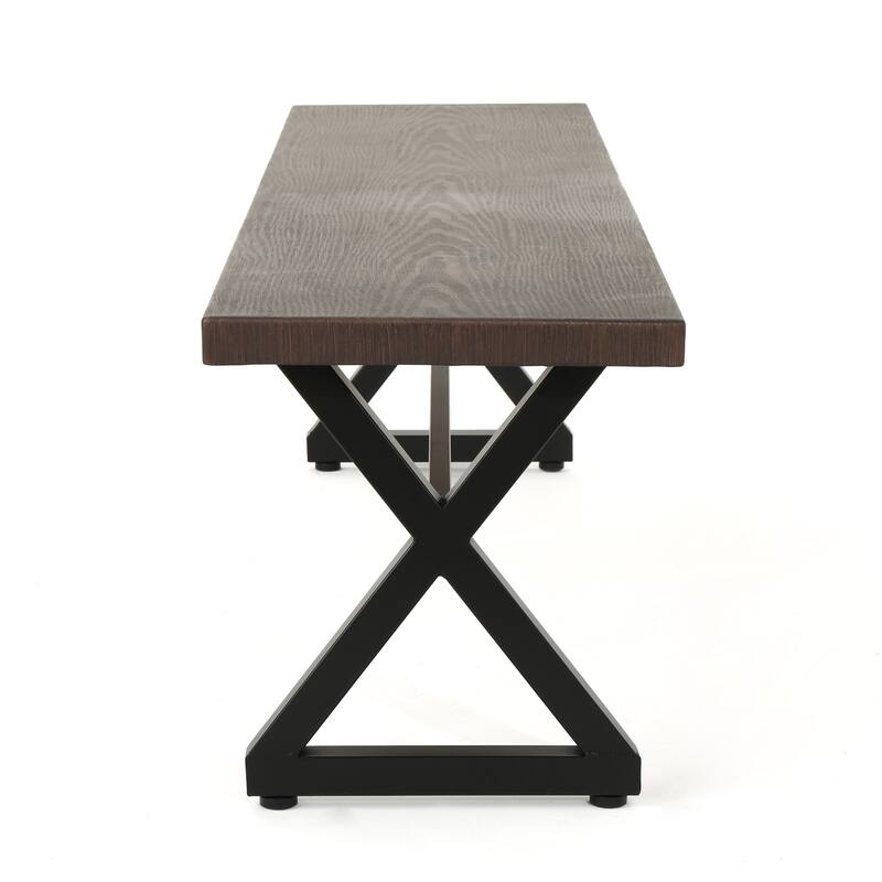 Garden Bench Patio Bench, Outdoor Backless Bench Leisure Bench