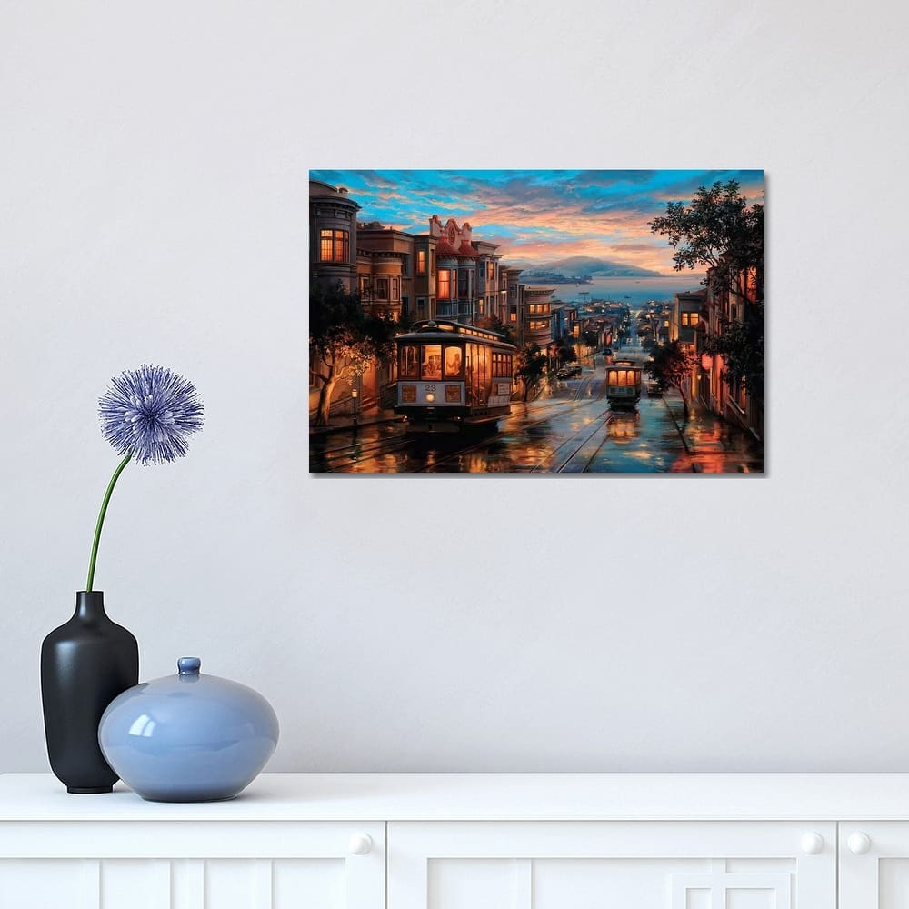 iCanvas "Cable Car Heaven" by Evgeny Lushpin Canvas Print