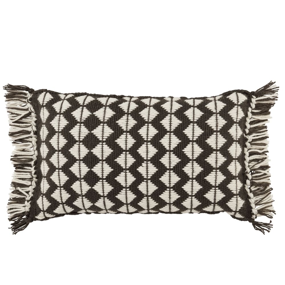 Cerulean Geometric Indoor/ Outdoor Lumbar Pillow