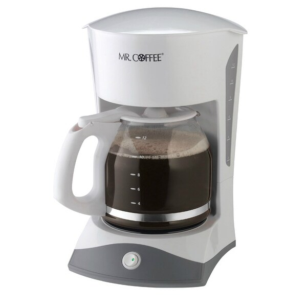 Mr. Coffee SK12 Coffeemaker, 12-Cup, White