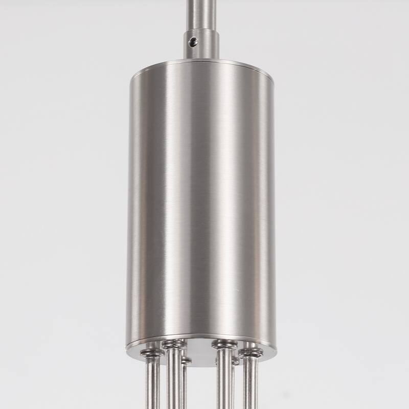 6-Light Modern Candlestick Hanging Linear Chandelier Lighting Island Chandelier for Kitchen Island