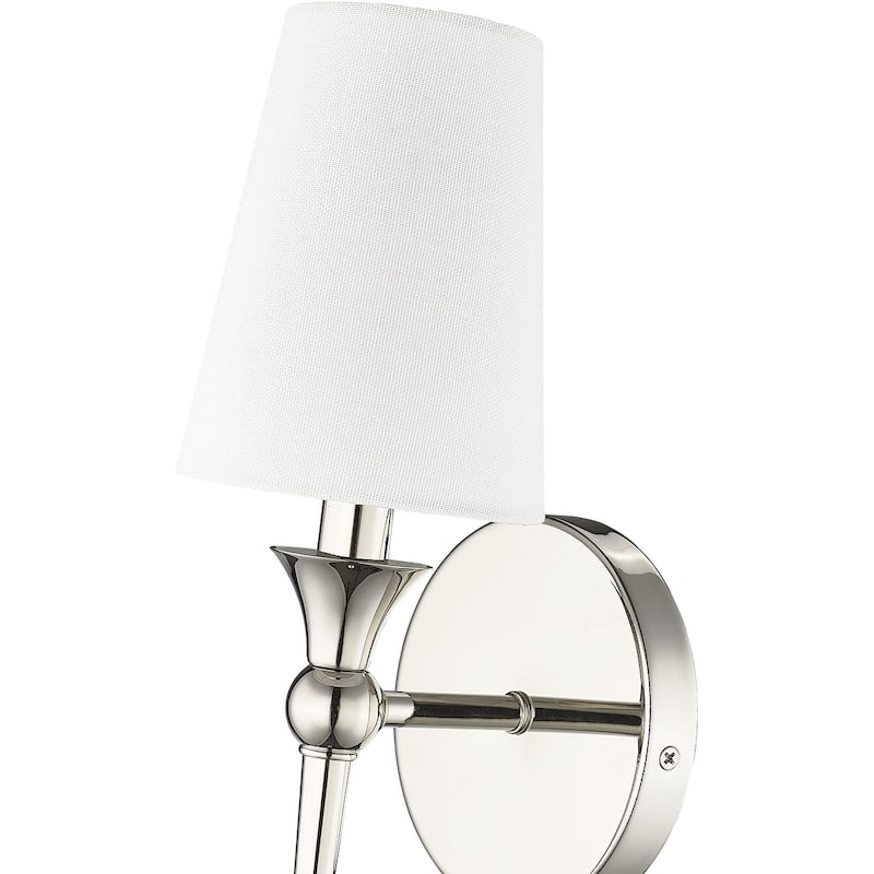 Millennium Lighting 17101 14" Tall Wall Sconce with Linen Shade - ADA