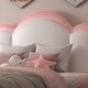 preview thumbnail 5 of 11, PU Leather Upholstered Platform Bed Frame for Kids Teens, Wooden Slats Support
