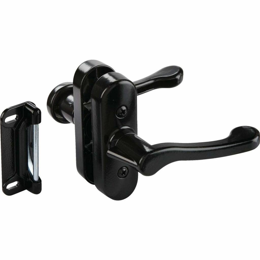 National Hardware Black Lever Screen/Storm Door Latch - 1 Each
