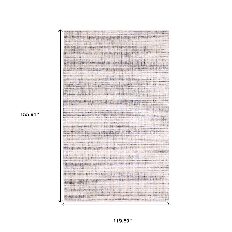HomeRoots Striped Industrial Rectangle Area Rug