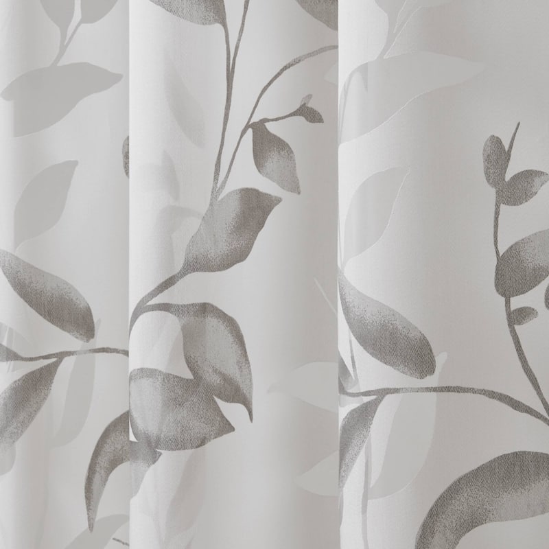 Madison Park Vera Burnout Printed Curtain Panel Single