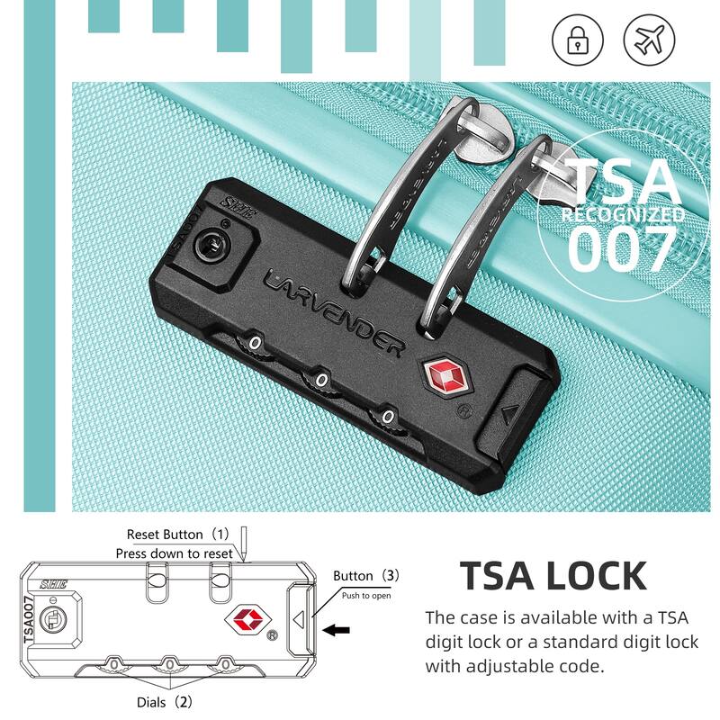 Luggage Sets 6 Piece with Duffel Bags, Hardside Expandable Suitcases with Spinner Wheels TSA Lock