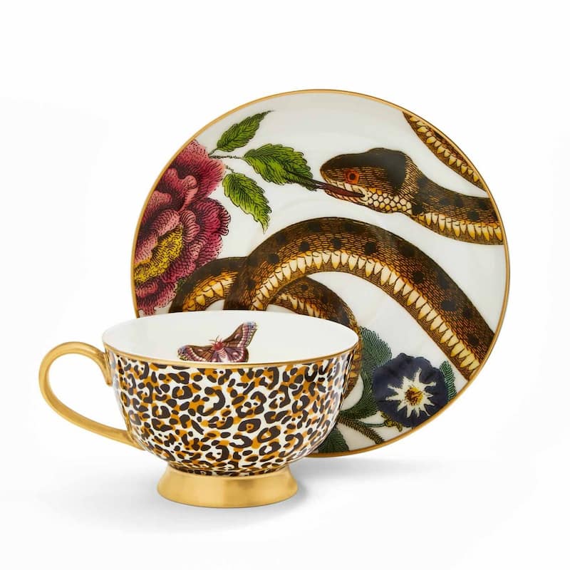 Spode Creatures of Curiosity Teacup and Saucer - 6.7 oz.