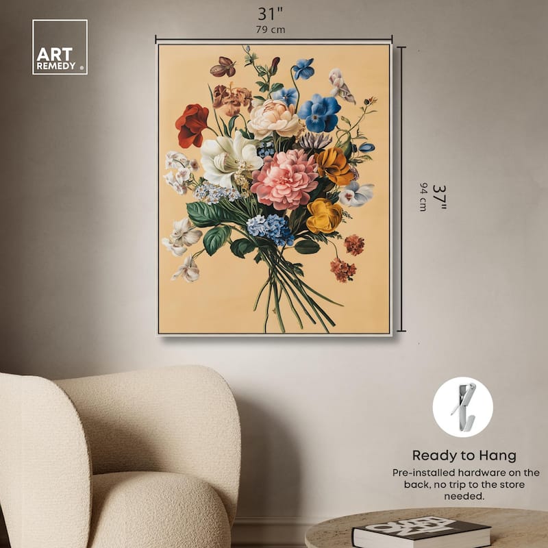 Floral Fiesta Canvas by Art Remedy