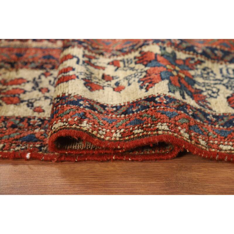 Vegetable Dye Malayer Persian Rug Hand-Knotted Wool Carpet - 4'8"x 6'4"