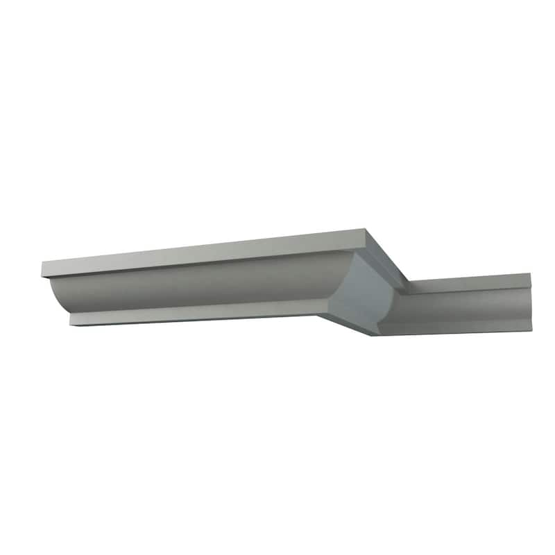 3/4"H x 3/4"P x 1 1/8"F x 96"L Skylar Crown Moulding - 1-Pack