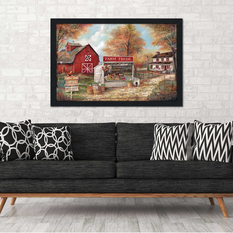 "Farm Fresh" by Ruane Manning Print on Acrylic.