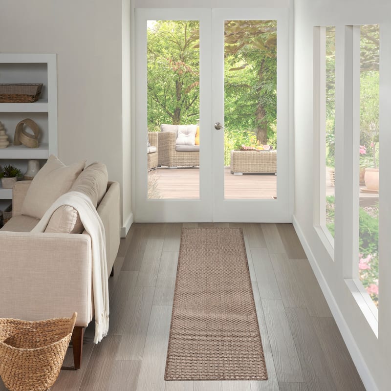 Nourison Tulum Indoor/Outdoor Solid Area Rug