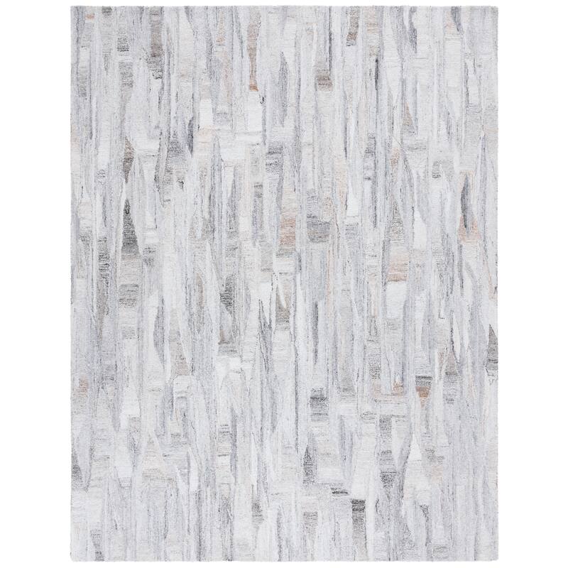 SAFAVIEH Handmade Abstract Ainagul Contemporary Rug - 8' x 10' - Beige/Brown
