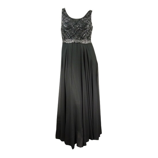 black gown with shawl