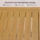 preview thumbnail 5 of 8, PURPLE LEAF 4-Piece Wicker Outdoor Patio Furniture Set Aluminum Rattan Sofa