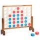 preview thumbnail 2 of 0, Wooden 4 in a Row Game Toy For Adults Kids with Carrying bag - 32.5" (L) x 8" (D) x 28" (H)