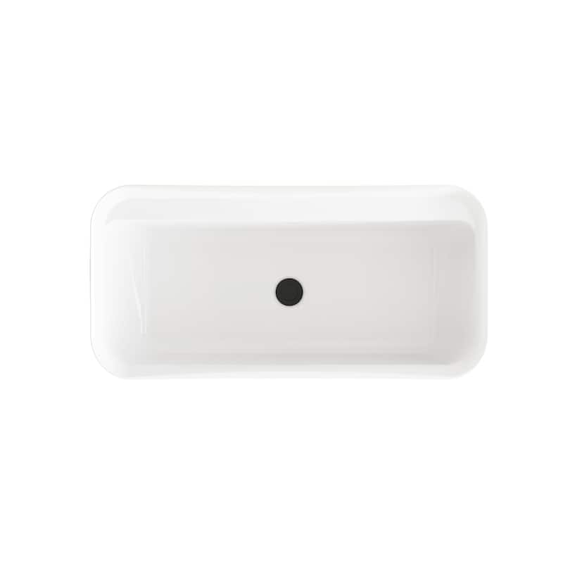 Haley Soaking Bathtub in Glossy White