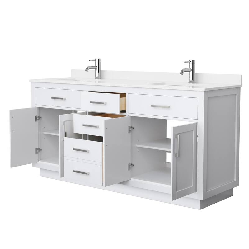 Wyndham Collection WCG262672D-QTZ-UNSMXX Beckett TK 72" Free Standing