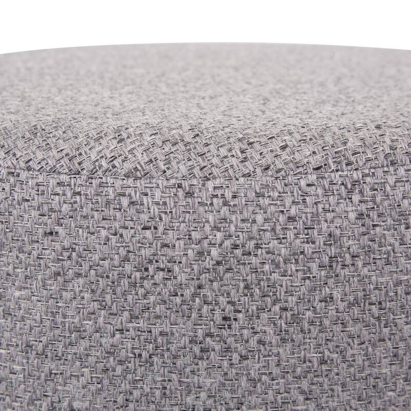 Allan Andrews No Tip Cylinder Ottoman with Cover, Panama Collection