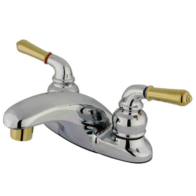 Magellan 4 in. Centerset Bathroom Faucet - Polished Chrome/Polished Brass