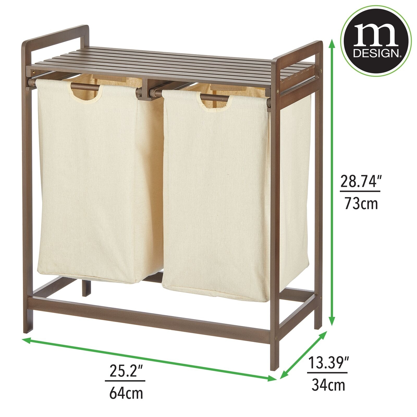 Large double sales laundry hamper