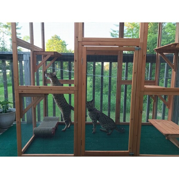 outdoor cat play yards