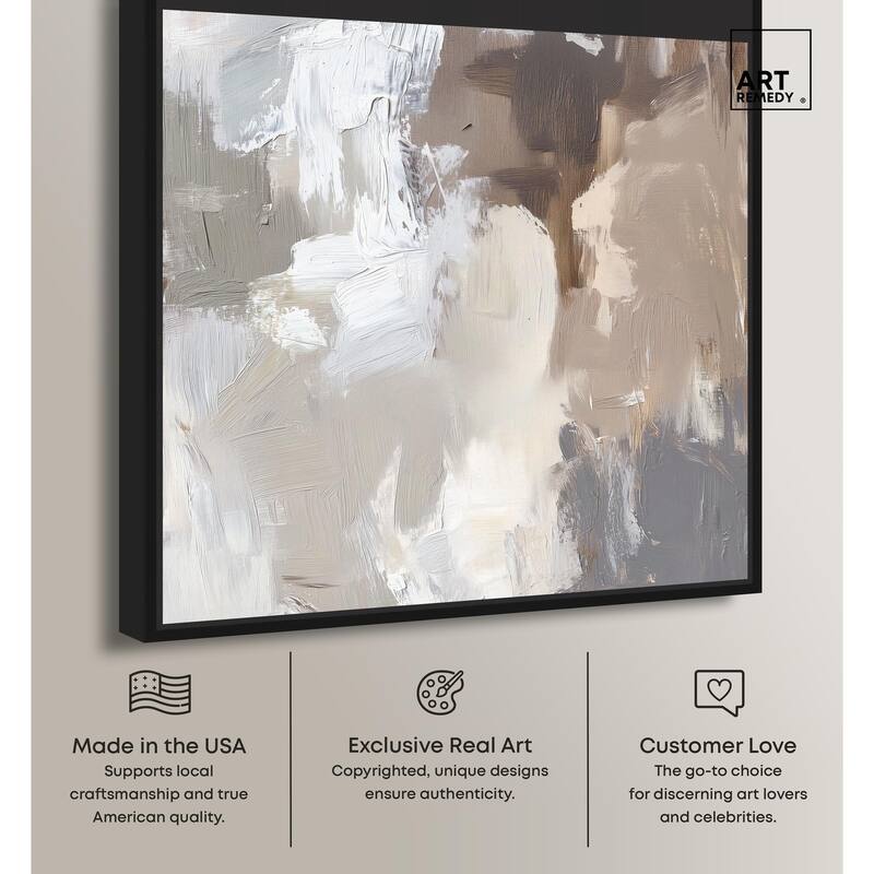Faded Textured I Canvas by Art Remedy