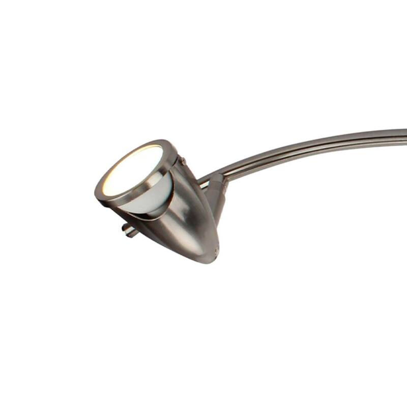 Kenzie 3 Light LED Flush Mount Ceiling and Wall Light - Brushed Nickel