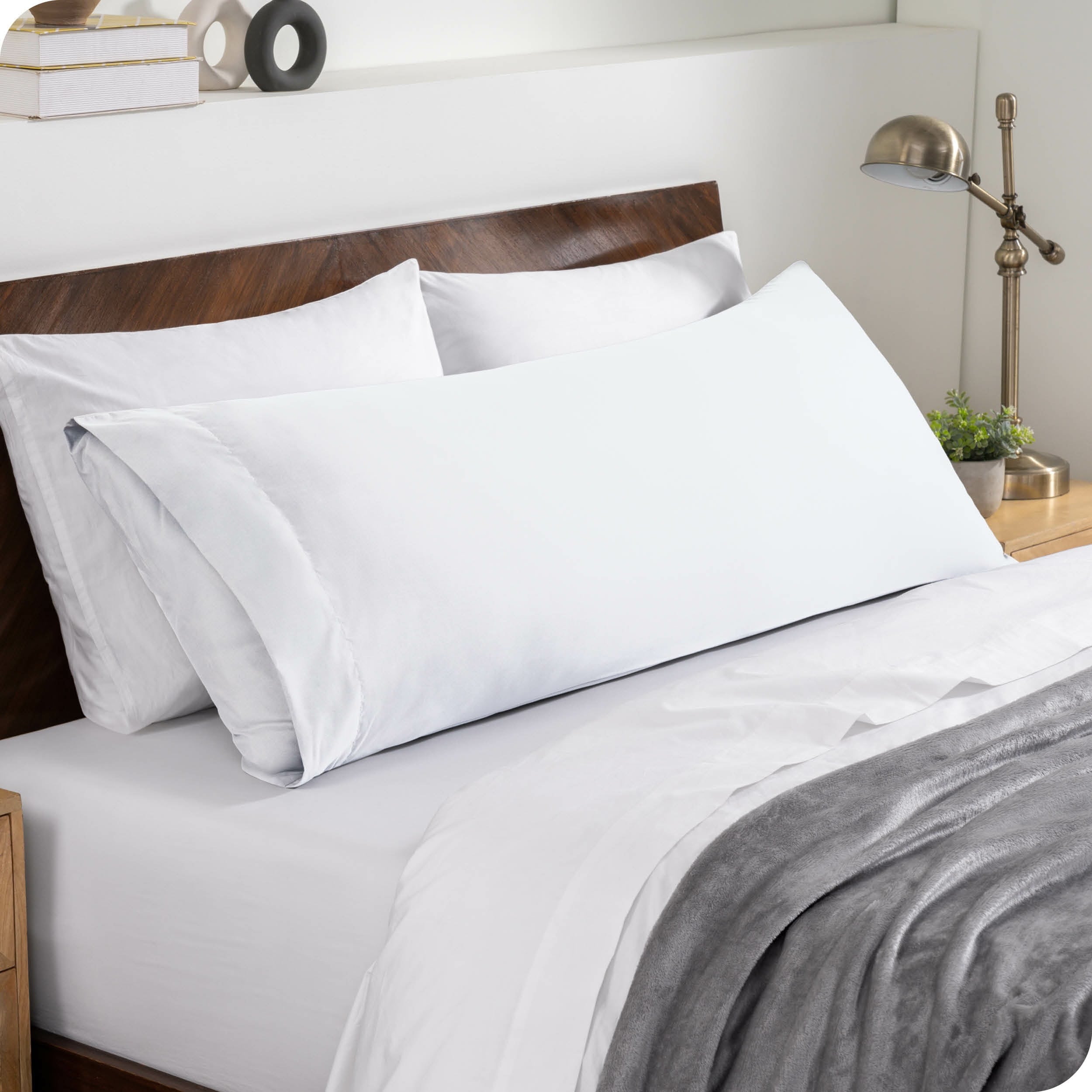 Fresh Ideas Microfiber Body Pillow Cover 2 Pack Bed Bath Beyond 34074979